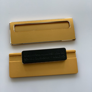 Bán Buôn Tùy Chỉnh Kim Loại Phù Hiệu Tên Từ Thẻ Tên Với Logo In Ấn - Product Image 2