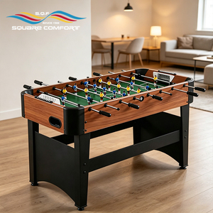S.Q.F Mesa <span class=keywords><strong>de</strong></span> <span class=keywords><strong>Futbolín</strong></span> <span class=keywords><strong>Profesional</strong></span> <span class=keywords><strong>de</strong></span> Madera, Tamaño Pequeño, Juego <span class=keywords><strong>de</strong></span> Mesa Interactivo <span class=keywords><strong>de</strong></span> Alta Calidad, Entretenimiento Familiar - Product Image 1