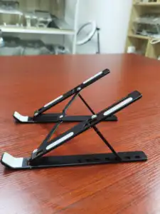 IDock ergonomik katlanır yüksekliği ayarlanabilir alüminyum katlanabilir taşınabilir ayar masaüstü Laptop standı