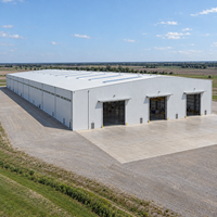 Atelier à structure métallique lourde, entrepôt à grande portée pour la manutention de grues, usine de traitement des métaux, bâtiment industriel