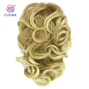 Furina Venta caliente mujeres blancas resistente al calor sintético 613 # rubio con extensiones de cabello de cola de caballo de garra - Product Image 3