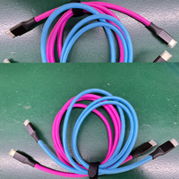 Cable USB4 Utech de 1 pie, 240W PD, Carga Rápida, Cable de Datos de 40Gbps, Certificado CE, Cable Tipo C, Cable de Video 8K 60Hz para Laptop, Monitor, PC