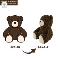 Usine de fabrication de jouets en peluche sur mesure, fabricant de peluches personnalisées en gros, ours en peluche de haute qualité, OEM