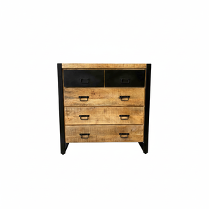 Armoire de rangement en bois massif moderne pour chambre à coucher, salon et cuisine avec couleur personnalisable - Product Image 2