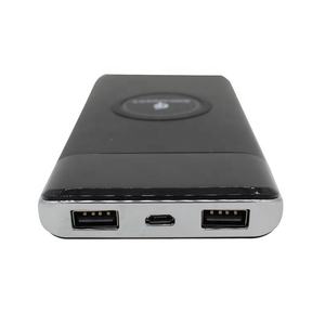 Бытовая электроника с двумя <span class=keywords><strong>USB</strong></span>-выходами, портативная батарея 10000 мАч, беспроводное зарядное устройство Qi для сотового телефона, Внешний аккумулятор со светодиодным дисплеем - Product Image 4