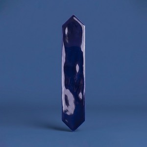 Azulejo Picket Azul Oscuro 5x25 cm Acabado Brillante Bordes Irregulares - Product Image 1