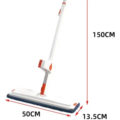 BENHENG Handsfree Squeeze Dry Flat Mop 50CM Placa De Plástico Big Mop Plate ajuda a limpar a casa mais rapidamente