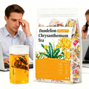 Tisane de pissenlit et chrysanthème sans caféine pour la santé oculaire, en sachets bruts, avec goji, chèvrefeuille et graines de cassia, vente en gros OEM - Product Image 4