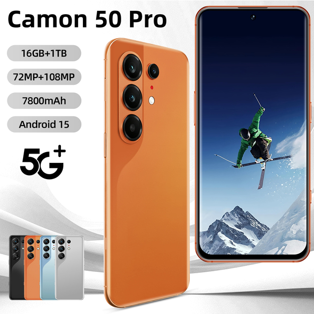 Powerful 5G Mobile Phone with 7.3 Inch HD+ Screen 64MP Ultra Clear Camera Fast Charging Deca Core Processor Dual SIM Cellphone