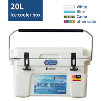 TOLEE TOLEE Glacière isotherme portable 20L de haute qualité pour pique-nique, bière, pêche, camping et activités de plein air