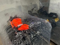 Tente de moto gonflable transparente en PVC pliable populaire, abri gonflable pour moto, tente bulle pour publicité