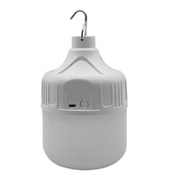 Luz Led Portátil Recargable por USB de 30W 80W 150W 200W Lámpara de Bulbo de Emergencia para Camping y Hogar al Aire Libre
