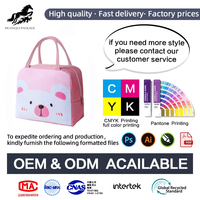 Sac à bento isotherme en tissu Oxford à motif de dessin animé pour enfants, vente en gros, excellent prix, bonne qualité, sac à déjeuner pour enfants