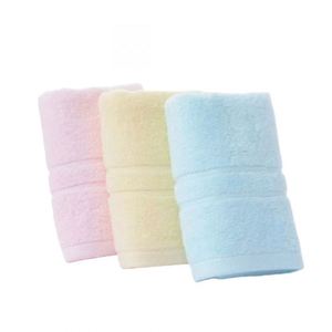 Toalla Facial de Algodón Puro, Tejida en Satén, Cómoda, Suave, Absorbente y de Secado Rápido, Color Sólido, para Hotel, Venta al Por Mayor - Product Image 3