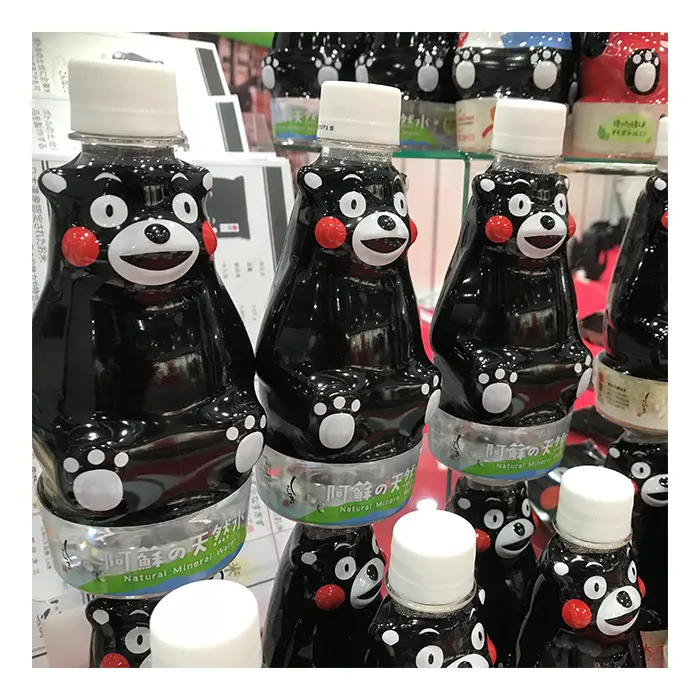 Botol air minum minuman Kumamon Jepang dengan Mineral