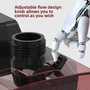 Pompa Sommergibile per Laghetto da 85W, Regolabile ad Alta Potenza, a Basso Rumore e Aspirazione dal Basso, per Circolazione e Filtrazione dell'Acqua dell'<span class=keywords><strong>Acquario</strong></span> - Product Image 2