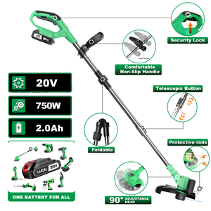 <span class=keywords><strong>Tondeuse</strong></span> à gazon sans fil 20V avec poignée télescopique pliable, coupe-herbe électrique DIY, <span class=keywords><strong>tondeuse</strong></span> de jardin à <span class=keywords><strong>batterie</strong></span> - Product Image 3