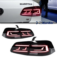 Conjunto de luces traseras LED completas para VW Magotan Passat B7 2012-2016, secuenciales, con función de freno, Canbus, Plug and Play, autopartes