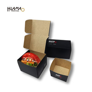 Boîtes alimentaires en papier kraft recyclables Huamao, impression personnalisée, emballage alimentaire écologique pour boulangerie, restauration rapide - Product Image 6