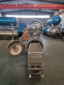 Horizontal Food Automation Autoclave Machinery For Sale Philip