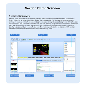 NEXTION NX4848E021-011C 2.1 <b>LCD</b>-TFT Capacitive HMl Touch Display <b>Module</b> Edge Series RGB 65K Color Touchscreen Built-in RTC L104 - Product Image 3