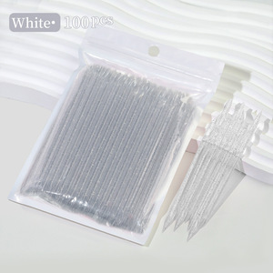 Productos de Belleza en Oferta, 100 Piezas de Palitos de Cristal de Doble Punta para Recoger Piedras de Uñas, Removedor de Cutículas para el Cuidado Personal de las Uñas - Product Image 2
