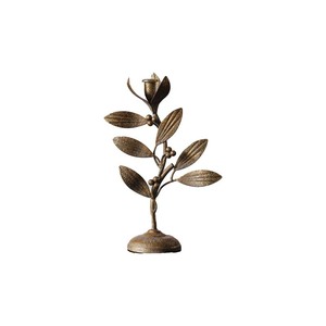 Wrought Iron <b>Candlestick</b> Plant Design Christmas Home Decoration Entryway Table Ornament American Style Candle Holder - Product Image 1