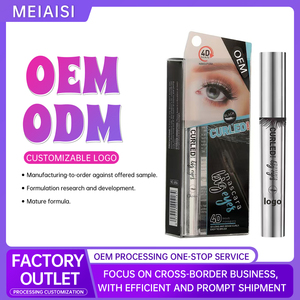 OEM Logo personalizzato senza olio 4D in fibra di seta Volume ciglia <span class=keywords><strong>allungamento</strong></span> trucco naturale biologico Vegan impermeabile Mascara Private Label - Product Image 3