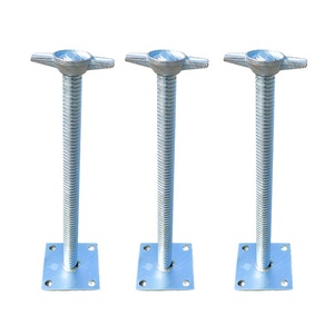Điều chỉnh cơ sở <span class=keywords><strong>Jack</strong></span> thép q345 phụ kiện xây dựng mạ kẽm-Thang & Bộ phận giàn giáo trong kho - Product Image 1