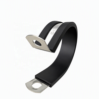 Protection de tuyau souple, collier de serrage en caoutchouc, collier de serrage à vis sans fin en acier inoxydable 304, collier de serrage doublé EPDM