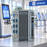 Industriële Mini PC Core I3/I5 12e generatie 1215U 1235U 10-core 12-thread 10*USB 6*COM 2*LAN 2*HD 12-24V DC Win10/11 Linux OS