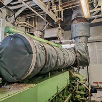 Facile à retirer et à installer Fabrication industrielle Vestes d'isolation thermique personnalisées pour vannes à vapeur