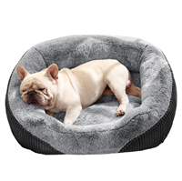 Coussin orthopédique pour animaux de compagnie, chien, chat, hiver, antidérapant, chaud, respirant, en mousse à mémoire de forme, avec détails en caoutchouc
