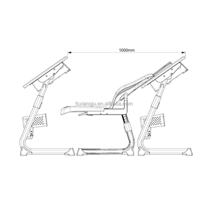 Table et chaise d'étude pour enfants <span class=keywords><strong>XJ</strong></span> Paradise 003, bureau et chaise pour la pause déjeuner et le sommeil avec panier de rangement à vendre - Product Image 6
