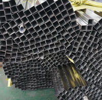 Tuyau carré en acier inoxydable ASTM 304 316L 80x80 40x40, finition de surface 2B, pliage et soudage pour la fabrication industrielle