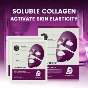 Oem Korea Máscara de colágeno Pensador y pensador Blanco Transparente Soluble Split Envejecimiento Comercio exterior transfronterizo Mascarilla facial - Product Image 3