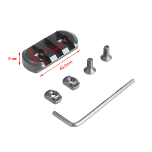 Kit de Instalación Multitamaño de Alto Rendimiento, Accesorio Táctico de Caza para Exteriores, Ligero, de Aleación de Aluminio Mecanizado por CNC - Product Image 4