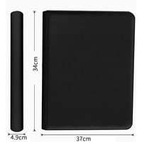 kw Album de cartes personnalisable à fentes pour cartes en papier européennes classées BGS/ Conception à quatre fentes compatible, reliure non-à feuilles mobiles