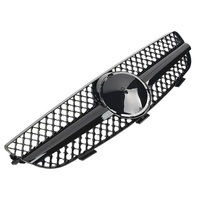Grilles avant de voiture ABS modifiées pour mercedes Benz CLK W209 2003-2009 grille de pare-chocs avant