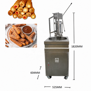 Máquina Comercial Multifuncional para Churros, Freidora de 3x5L <span class=keywords><strong>con</strong></span> Relleno de Crema, 6 Moldes Estrella, Acero Inoxidable, Fabricante Español para Cafeterías - Product Image 5
