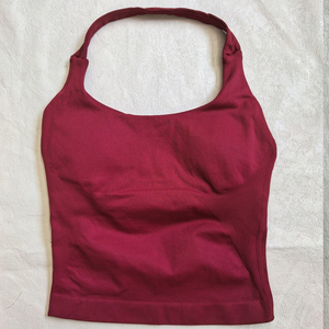 Top Deportivo Halter de Yoga sin Costuras de Alto Impacto para <span class=keywords><strong>Mujer</strong></span>, Éxito de Ventas, Ecológico, Elástico en Cuatro Direcciones y Transpirable con Logotipo - Product Image 6