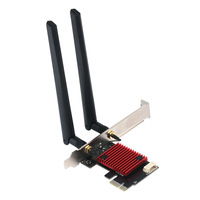 Dropshipping 3000Mbps 2.4GHz 및 5.8GHz 6dBi 안테나 와이파이 6 AX200 PCIE 2 in 1 BT5.2 PCIE 와이파이 BT 카드