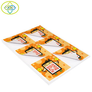 Foglio di carta adesiva lucida impermeabile autoadesivo A3 A4 adesivo in vinile PVC trasparente colorato bianco <span class=keywords><strong>per</strong></span> <span class=keywords><strong>stampante</strong></span> Laser - Product Image 6