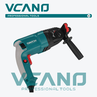 Marteau perforateur rotatif VCANO 220V, haute puissance, impact, rotation à 360°, poignée auxiliaire, cylindre de 26 mm, marteau de toiture industriel, marteau à clous, pistolet
