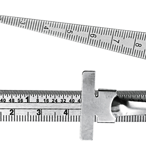 Roestvrijstalen Taps Toelopende Lasmeter Meter Diepte Liniaal Gap Gat Inspectie Voor Boring Meetgereedschap Wig Taper Liniaal - Product Image 3