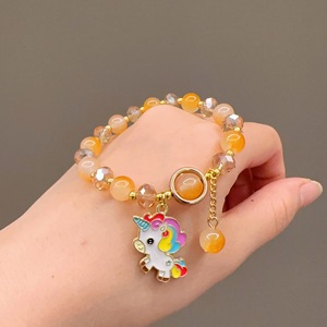 Mignon Licorne Charme Enfants Perles Bracelet Anime Bijoux Accessoires Couleurs Animal Pendentif Bracelet Mode Filles Garçons Cadeaux - Product Image 3