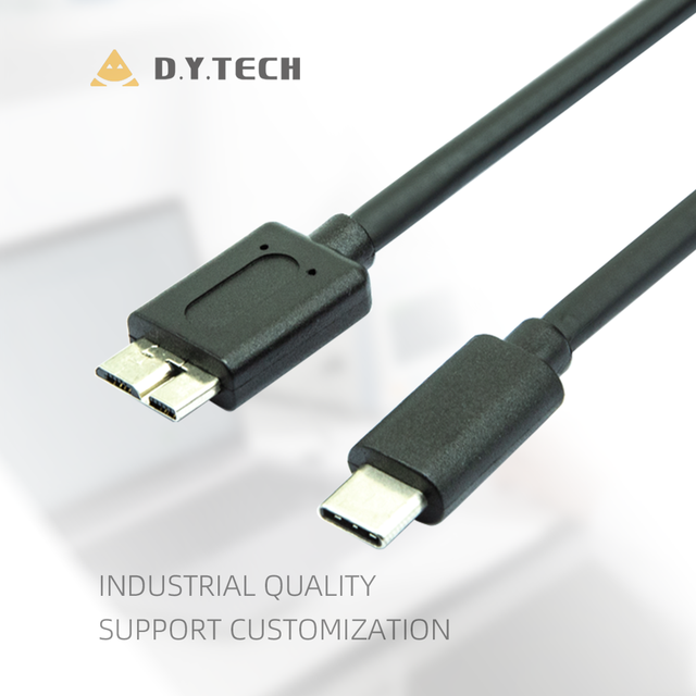 Micro B USB 3.0 Type-C Data Cable for Hard Drives and Computer with Fast Charging and Efficient Data Transfer