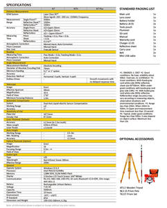 เครื่องมือสำรวจแบบ Total Station รุ่น SOUTH N7 ราคา เครื่องวัดมุมแบบ Prism Station สำหรับงานสำรวจภูมิประเทศแบบ Reflectorless รุ่น Estacion Total SOUTH N7 - Product Image 6