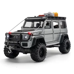 1:24 G550 4X4 Zinc Alloy Die Cast Cars Toy Diecasts Vehicles Metal Off-road Vehicle with Tools Toy Car Model for Kids Gi