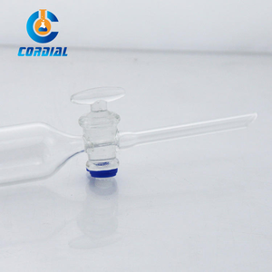 กรวยไล่ระดับกระจกสำหรับห้องปฏิบัติการที่มีคุณภาพ1545กรวยแบบทรงกระบอกและ PTFE - Product Image 5